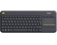 Bezprzewodowa klawiatura Logitech K400 Plus QWERTZ widok z przodu
