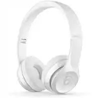 Bezprzewodowe słuchawki bluetooth Beats by Dr.Dre Solo3 białe widok z przodu