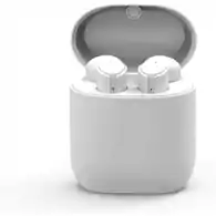 Bezprzewodowe słuchawki douszne G33 Pro Bluetooth 5.0TWS biały widok z przodu.