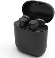 Bezprzewodowe słuchawki douszne G33 Pro Bluetooth 5.0TWS czarny widok z przodu.