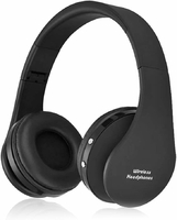 Bezprzewodowe słuchawki nauszne Bluetooth Andoer widok z przodu