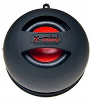 Bezprzewodowy głośnik bluetooth X-Mini XAM4-B Capsule czarny widok z przodu