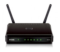 Bezprzewodowy router D-Link DIR-615 (802.11b/g/n 300Mb/s) widok z przodu