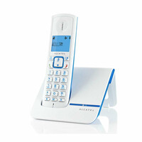 Bezprzewodowy telefon stacjonarny Alcatel Versatis F230 bez klapki widok z przodu