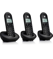Bezprzewodowy Telefon stacjonarny Motorola T103L 3w1 widok z przodu