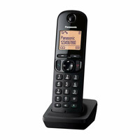 Bezprzewodowy telefon stacjonarny Panasonic KX-TGCA20EX bez stacji czarny widok z przodu