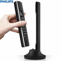 Bezprzewodowy telefon stacjonarny Philips Linea M330 widok z boku