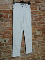 Białe jeansowe spodnie damskie Outdoor John Baner widok z przodu