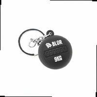 BLOR Breloczek Medball – kolekcjonerski gadżet fitness, czarny