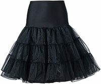 Boolavard halka podsukienkowa w stylu lat 50. – czarna, rockabilly