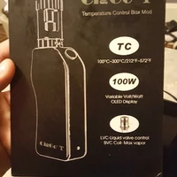 Box Mod CiGO T 100W TC BVC Coil Kit widok z przodu.