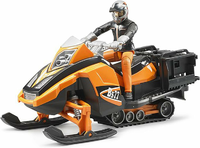 bruder 63101 - model skutera snieznego z figurka kierowcy, skala 1:16