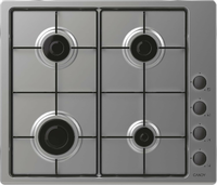 Candy Idea CHW6LBX/4U2 60 cm – płyta gazowa do zabudowy, 4 palniki, inox