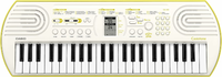 Casio SA-80 – mini keyboard dla dzieci, 44 klawisze, biało-zielony