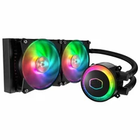 Chłodzenie wodne Cooler Master MasterLiquid ML240R RGB 2x120mm widok z przodu