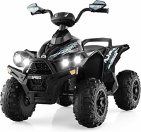 COSTWAY Quad elektryczny 12V dla dzieci od 3 lat, czarny