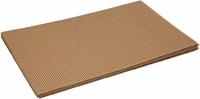 Creativ Company tektura falista 25 x 35 cm – 10 arkuszy, brązowa