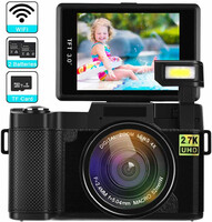 Cyfrowa kamera WiFi 24Mpx 2.7K Ultra HD widok z przodu