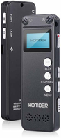 Cyfrowy dyktafon profesjonalny Homder aktywowany głosem 8GB USB MP3 HD widok z przodu