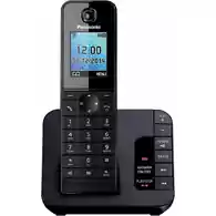 Cyfrowy telefon bezprzewodowy Panasonic KX-TGH220 widok z przodu 