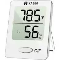 Cyfrowy termometr pokojowy Habor HM118A wilgotność