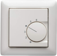 Cyfrowy termostat pokojowy Halmburger RTR-5510 GIRA Standard 55 widok z przodu.
