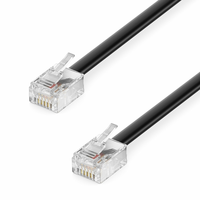 deleyCON – kabel telefoniczny RJ11 40 m, przewód do telefonu stacjonarnego