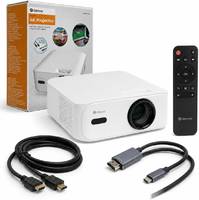 Denver PR-4300 Mini rzutnik LED 400 ANSI z Bluetooth, wejście 4K