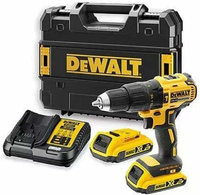DeWALT DCD778D2T wiertarko-wkrętarka udarowa XR 18V 65 Nm – 2x2 Ah, ładowarka, TSTAK