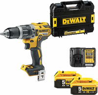 DeWALT DCD796P2 wiertarko-wkrętarka udarowa XR 18V – 2x5 Ah, ładowarka, TSTAK