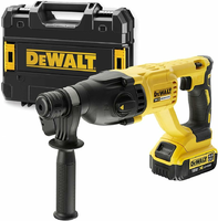 DeWALT DCH133M1 młotowiertarka SDS-Plus XR 18V 2,6 J – akumulator 4 Ah, ładowarka