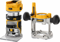 DeWALT DCW604NT frezarka górnowrzecionowa XR 18V z 2 podstawami – bez akumulatora, TSTAK