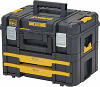 DeWALT TSTAK DWST83395-1 – zestaw walizka TSTAK II i moduł z szufladami