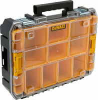 DeWALT TSTAK V DWST1-71194 – organizer z przezroczystą pokrywą i pojemnikami
