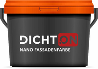 DICHTON Nano farba elewacyjna 10 l, biała, matowa, żywica silikonowa