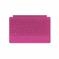 Doczepiana klawiatura Surface Type Cover 2 AZERTY różowa widok z przodu