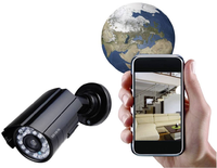 Dodatkowa kamera do monitoringu Flamingo FA421 CCTV widok z przodu.
