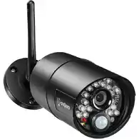 Dodatkowa kamera kulowa Sequro GuardPro HD IP66 czarny widok z przodu.