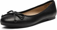 DREAM PAIRS damskie baleriny płaskie z kokardką – eleganckie baletki