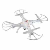 Dron Quadcopter FPV WiFi Syma X5SC Explorers 2 biały widok z przodu