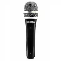 Dynamiczny mikrofon wokal Eurosell EUR-MIC50C przewód XRL Jack Mic