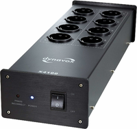 Dynavox X4100B – filtr sieciowy Hi-Fi, listwa zasilająca 8 gniazd, czarny