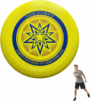 Dysk Ultimate Frisbee 175 g, żółty, profesjonalna tarcza sportowa