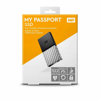 Dysk zewn. SSD WD My Passport 512GB WDBKVX5120PSL widok w opakowaniu