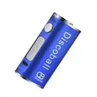 E-papieros Mod Box Discoball 100W Pod niebieski widok z przodu.