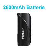 E-papieros Mod do MONVAP 75W 2600mAh Black widok z przodu.