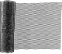 Ejoyous Siatka aluminiowa uniwersalna do tuningu 100x33 cm – wyścigowa, czarna