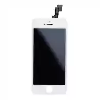 Ekran LCD dotyk iPhone 5S Biały widok z przodu
