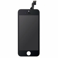 Ekran LCD dotyk iPhone 5S Czarny widok z przodu