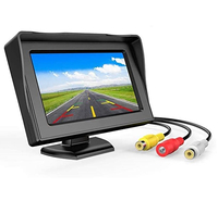 Ekran wyświetlacz LCD do wideorejestratora CAR Rear-View System widok z przodu.